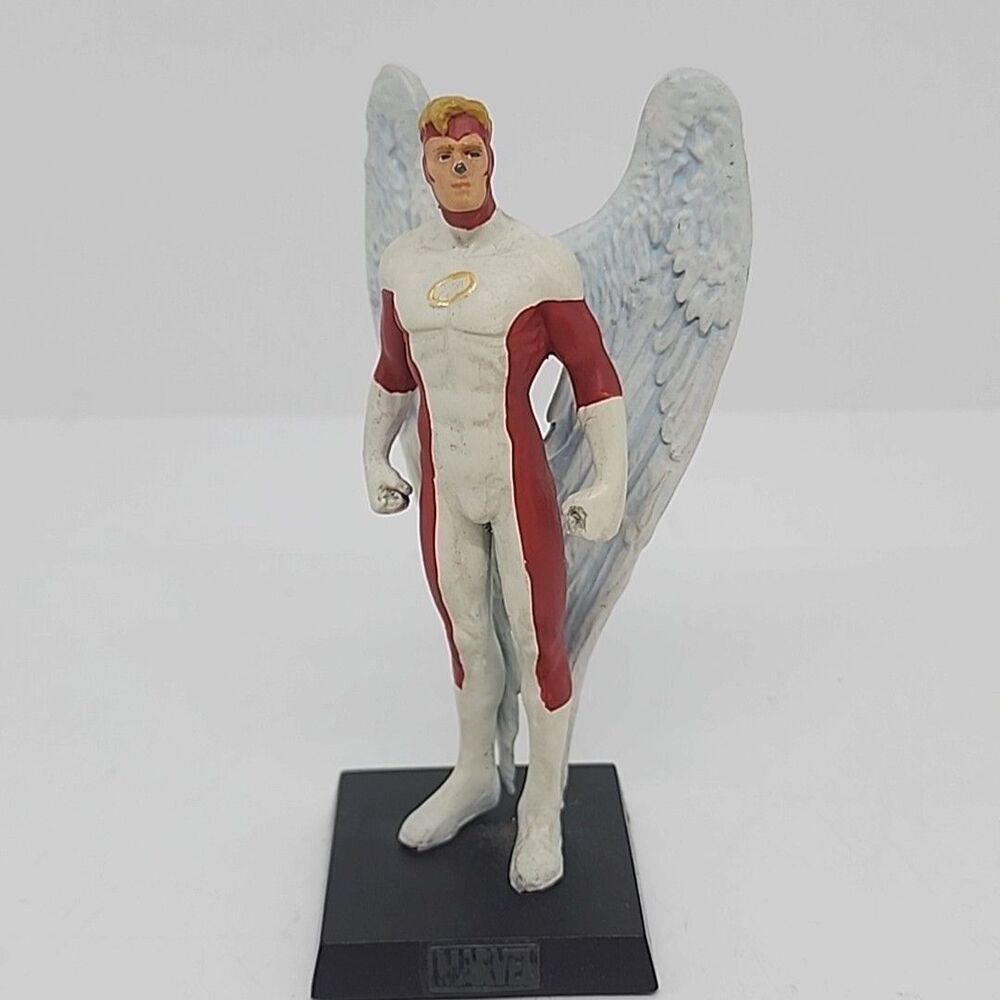 Classic Marvel Figurine Collection Eaglemoss 2007 #31 Angel Red/White Suit Fig O